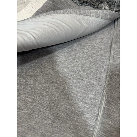 Women's Gray North Face Hybrination Thermal 3D Vest Faux Fur Trim Size M - Picture 8 of 14